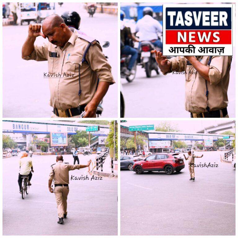 लखनऊ ट्रैफिक पुलिस को तस्वीर न्यूज़ का सलाम