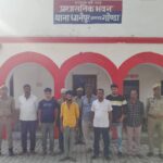 पुलिस टीम ने अलग-अलग मामलों में आठ लोगों को गिरफ्तार कर भेजा चालान