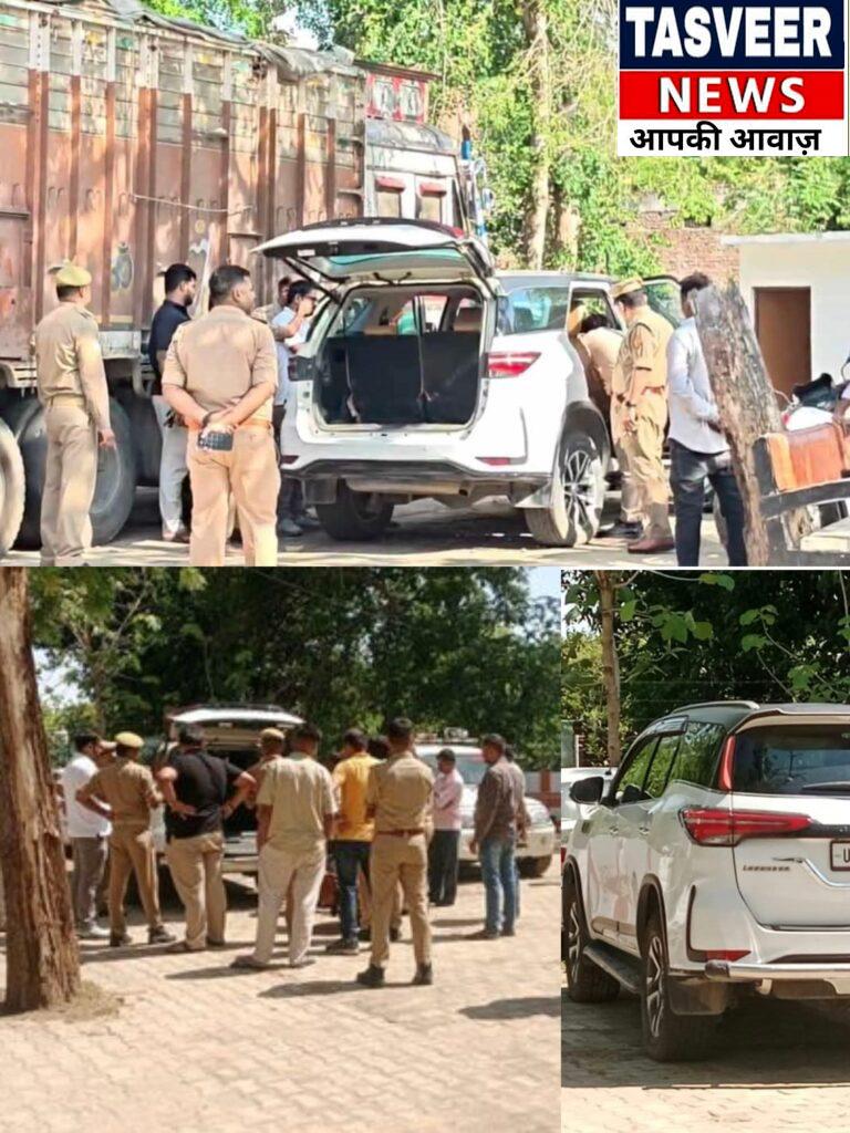 मिर्जापुर में दो फॉर्च्यूनर से 4 करोड़ रुपए नकदी बरामद:नोट गिनने के लिए बैंक से मंगाई मशीन, 4 बैगों में भरे नोटों की 3 घंटे तक चली गिनती
