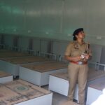निर्माणाधीन पुलिस बैरक का एसपी ने किया निरीक्षण, गुणवत्ता और समयबद्ध कार्य पूरा करने के दिए निर्देश