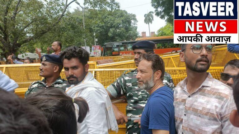 विद्यार्थियों का समर्थन करने जंतर मंतर पहुँचे कांग्रेस वरिष्ठ नेता जुनैद मम्मा