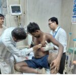 कुल्हाड़ी-टकोरा से युवक पर हमला, सात टांके लगे; रास्ते के पुराने विवाद ने लिया खूनी संघर्ष का रूप