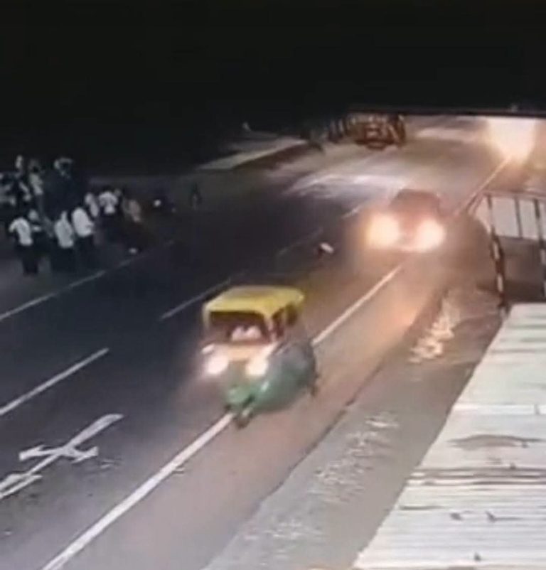 पहले कार की टक्कर, फिर ट्रक ने कुचला! CCTV में कैद मौत का मंजर, 35 वर्षीय नितिन राठौर की दर्दनाक मौत